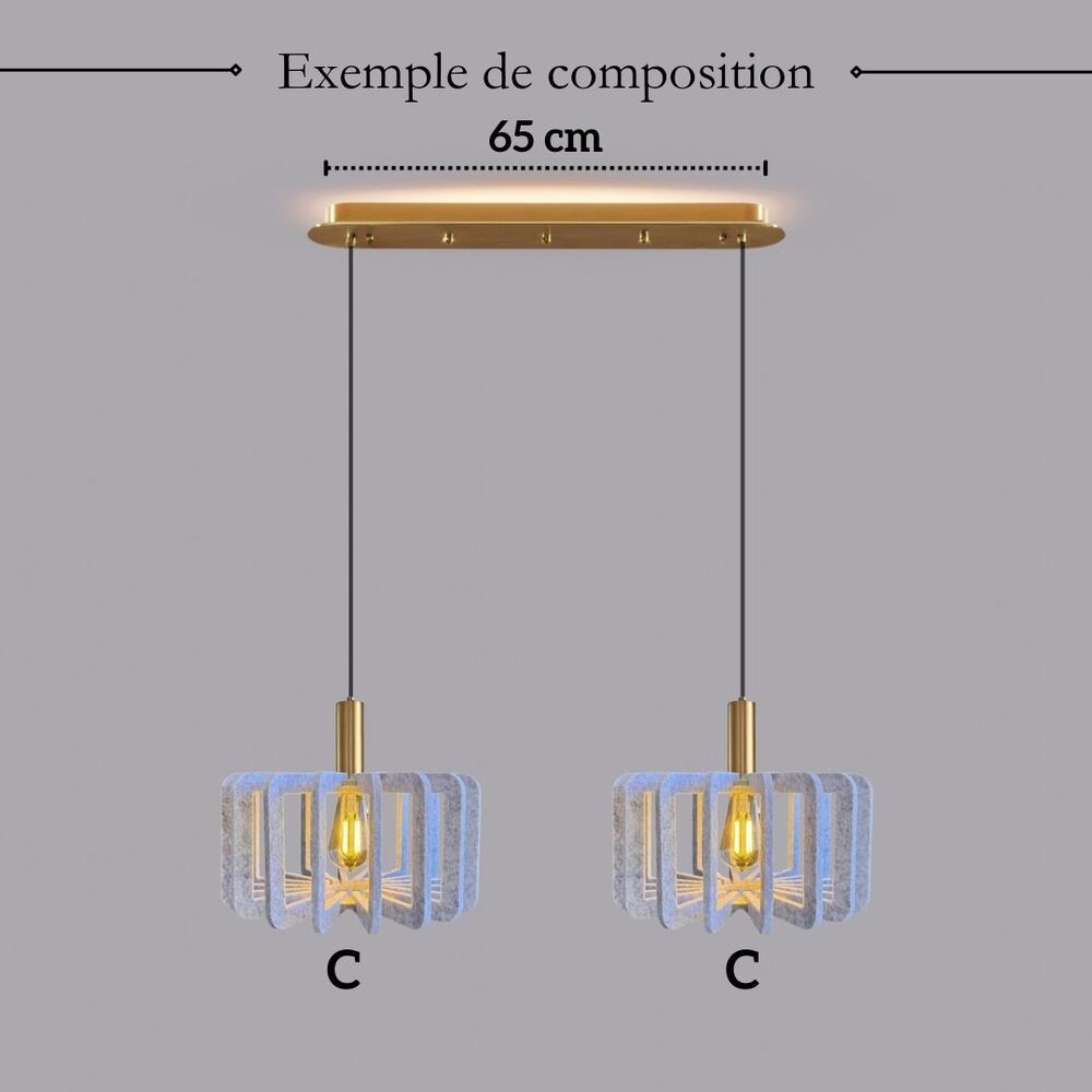 Suspension acoustique SERENA | 100% personnalisable