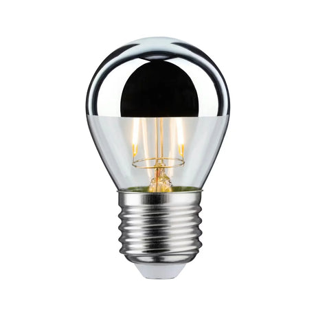 Ampoule E27 LED calotte argentée / miroir | 4.5W E27 Blanc Neutre 4000K