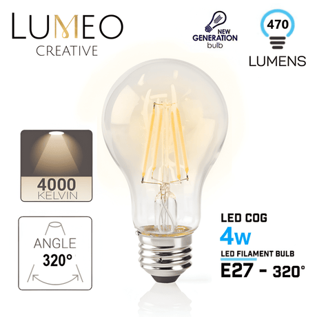 Ampoule e 27 LED 4W blanc neutre 4000k