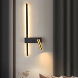 Applique murale LED & liseuse intégrée | Design asymétrique gauche/droite