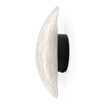 Applique murale aérienne en tissu style Wabi sabi Noir / Blanc chaud