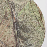 Applique murale ronde en pierre verte naturelle