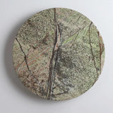 Applique murale ronde en pierre verte naturelle