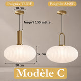 Suspension chic en verre vintage CRISTALI | 1 Suspension