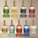 luminaire verre coloré disponible en suspension, plafonnier, lustre, applique murale et lampadaire