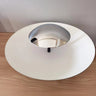 Applique murale circulaire éclipse| Luminaire mural multicolore au style artistique et sculptural 30cm / Blanc & Argent