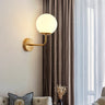 Applique murale globe dépoli suspendu | Luminaire chic et tendance A / Or