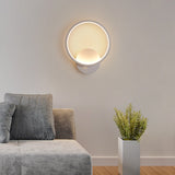 Applique murale LED demi cercle minimaliste | Élégance géométrique
