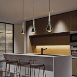 Suspension goutte noire et or | Luminaire suspendu pour éclairage ciblé et élégant