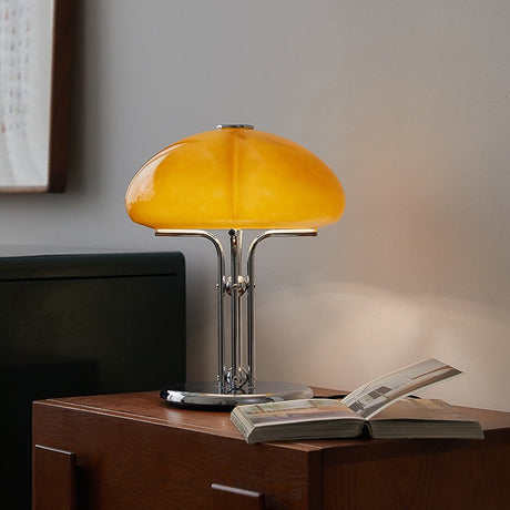 Lampe à poser vintage en verre coloré | Ambiance rétro et élégante