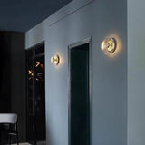 Applique murale ronde en verre | Lampe murale à LED