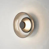 Applique murale ronde en verre | Lampe murale à LED