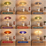 Lampe de table sans fil en pierre rétro éclairée et verre - Collection CRISTALI SIGNATURE