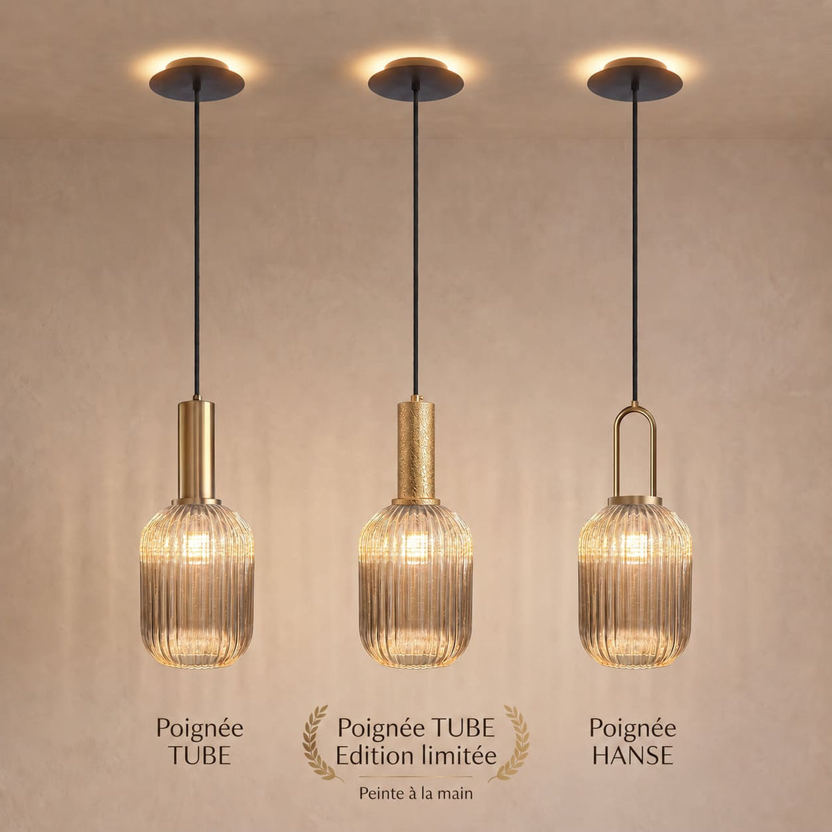 Suspension en verre CRISTALI | Luminaire XXL