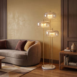Lampadaire moderne en verre NOVA | 3 luminaires à personnaliser
