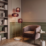 Lampadaire moderne en verre NOVA | 3 luminaires à personnaliser