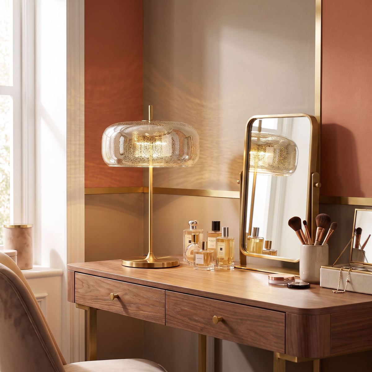 Lampe de table moderne en verre NOVA | À personnaliser
