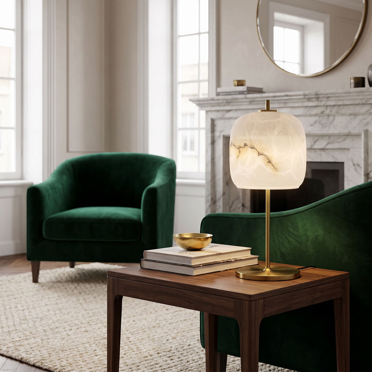 Lampe de table moderne en verre NOVA | À personnaliser