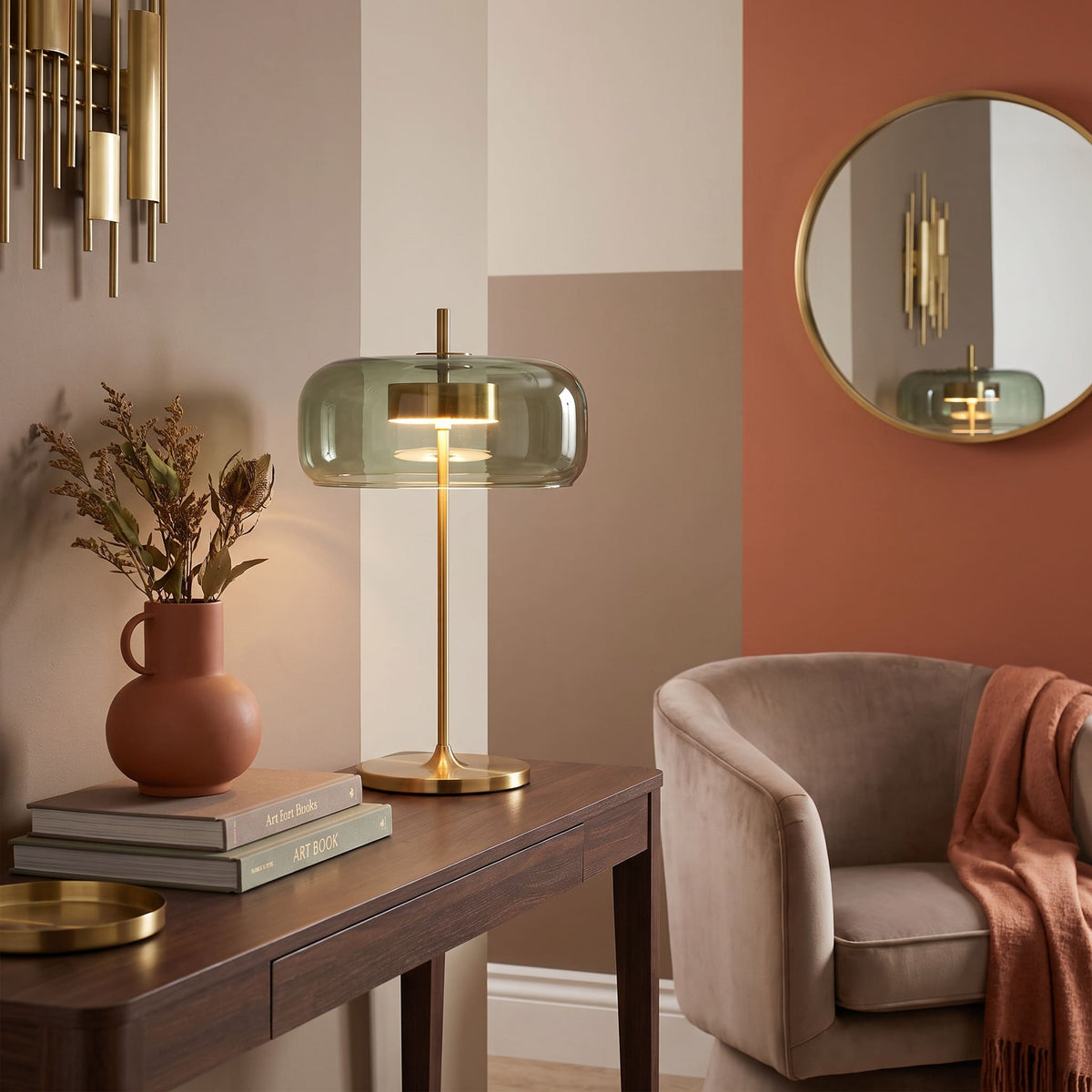 Lampe de table moderne en verre NOVA | À personnaliser