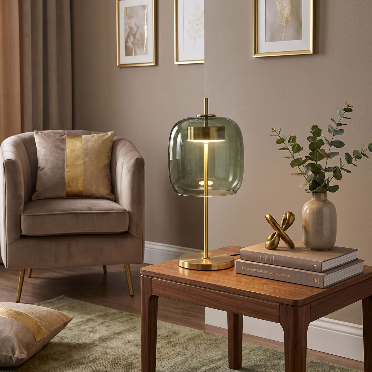 Lampe de table moderne en verre NOVA | À personnaliser