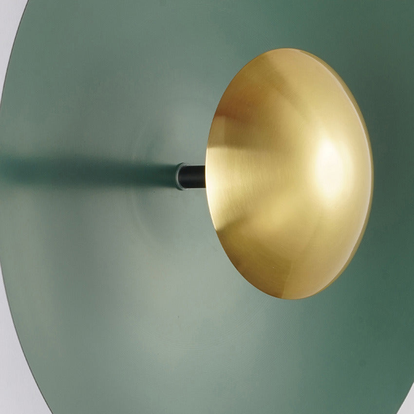 Applique murale circulaire éclipse| Luminaire mural multicolore au style artistique et sculptural