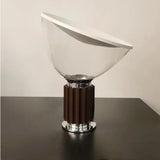 Lampe à poser design italien| Réflexion sculpturale et élégance vintage Marron / 50 cm