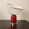 Lampe à poser design italien| Réflexion sculpturale et élégance vintage Rouge / 50 cm