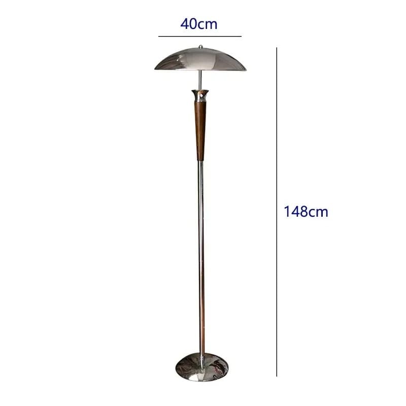 Lampe à poser design métal & bois | Style rétro chic