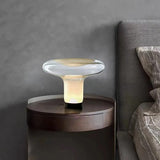 Lampe champignon en verre soufflé | Design sculptural
