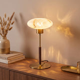 Lampe de table en laiton doré et verre - Collection CRISTALI SIGNATURE