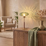 Lampe de table en laiton doré et verre - Collection CRISTALI SIGNATURE