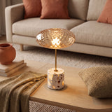 lampe de table sans fil en verre