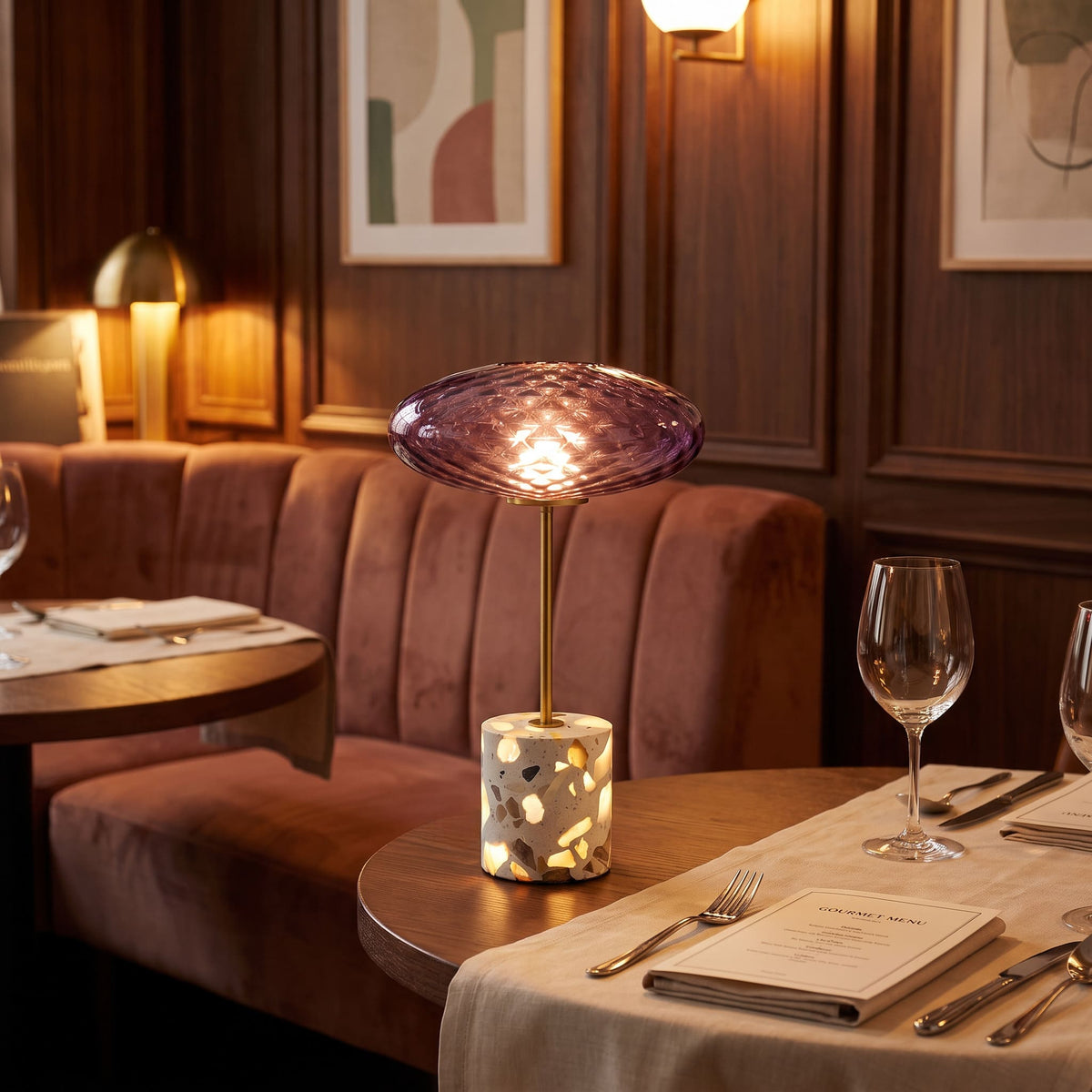 lampe de table restaurant 