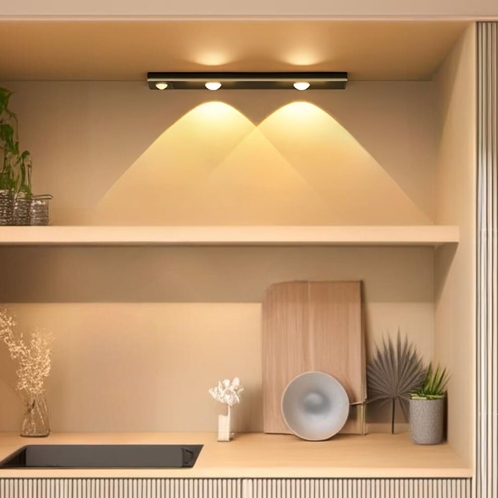 Lampe Led Sans Fil | Réglette Avec Détecteur De Mouvement 20 Cm / 2 Argent Individuelle