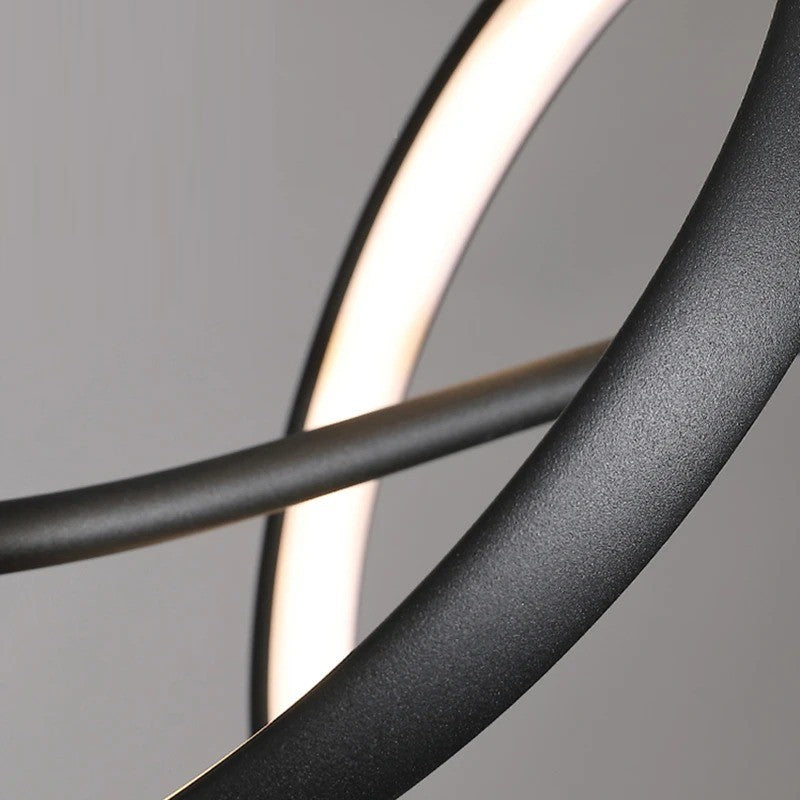 Lustre LED design ondulé | Chic & minimaliste