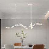 Lustre LED design ondulé | Chic & minimaliste