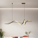 Lustre LED design ondulé | Chic & minimaliste