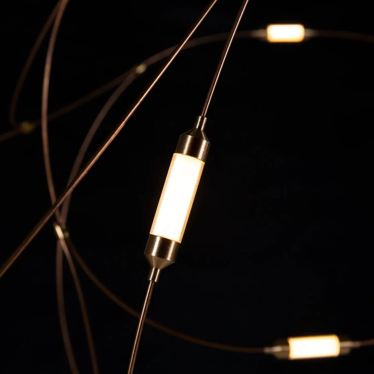 Lustre aérien filaire à LED | Chic & contemporain