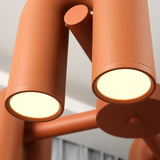 Lustre design tubulaire contemporain