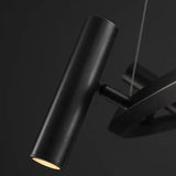 Lustre suspendu à spots orientables | Structure graphique et éclairage directionnel