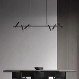 Lustre suspendu à spots orientables | Structure graphique et éclairage directionnel