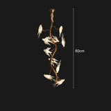 Lustre suspendu oiseaux en résine sculptée | Chic & sculptural