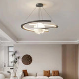Lustre suspendu planétaire | Design futuriste & ambiance céleste