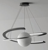 Lustre suspendu planétaire | Design futuriste & ambiance céleste