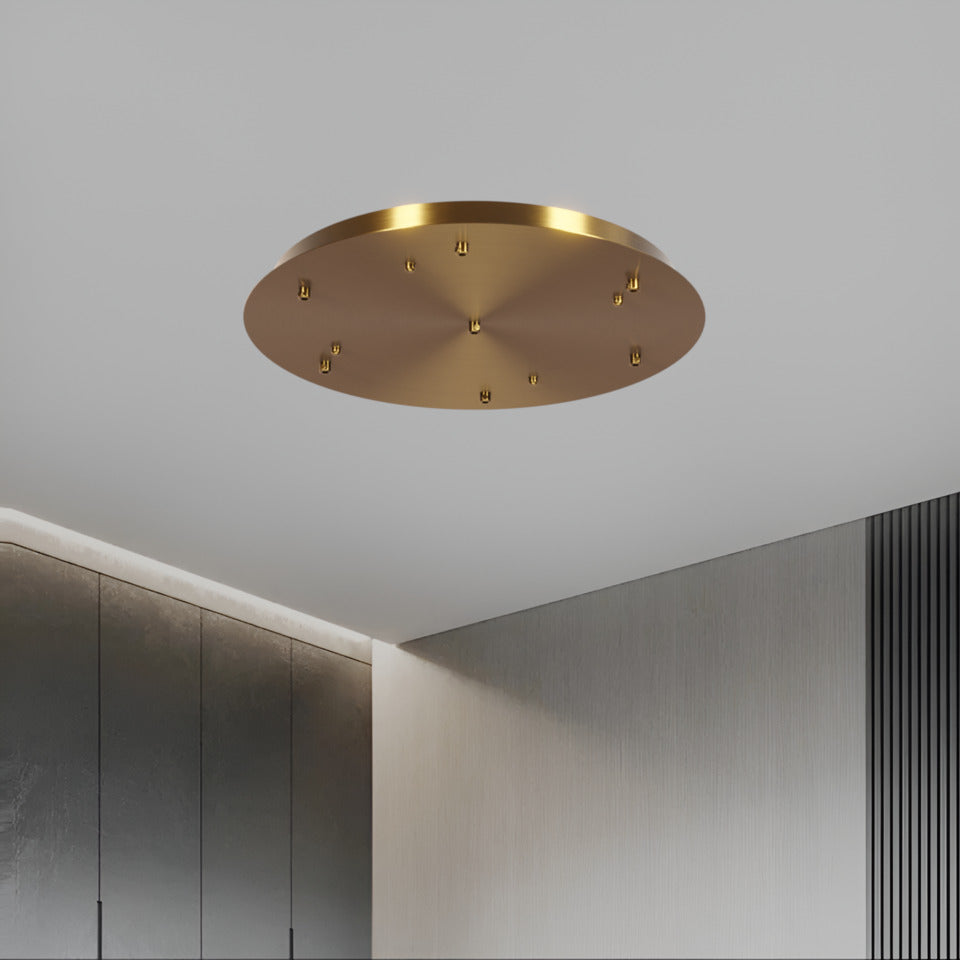 Round ceiling base / Gold / Ø 45cm