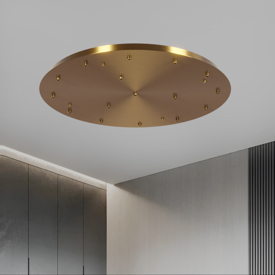 Round ceiling base / Gold / Ø 65cm