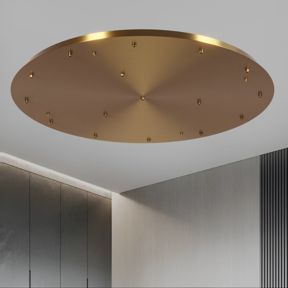 Round ceiling base / Gold / Ø 85cm