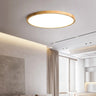 Plafonnier LED bois extra fin | Design épuré et minimaliste 30 cm / Bois clair