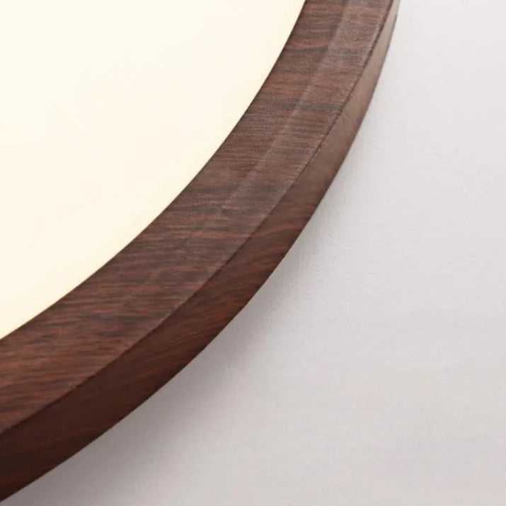 Plafonnier LED bois extra fin | Design épuré et minimaliste