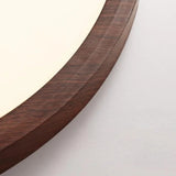 Plafonnier LED bois extra fin | Design épuré et minimaliste